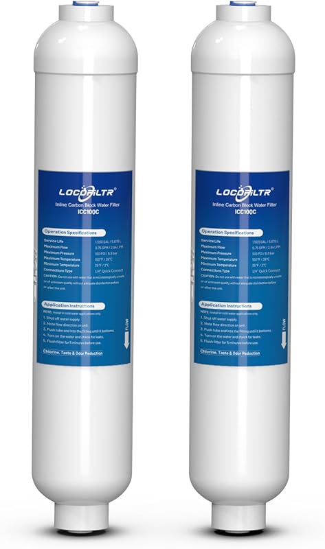 T33 Inline Activated Carbon Filter with 1/4