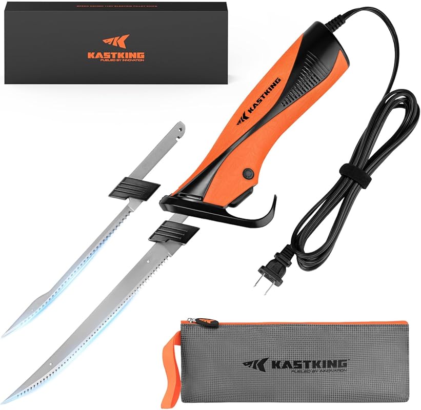 KastKing Speed Demon 110v Electric Fillet Knife, High Torque Motor, 2 