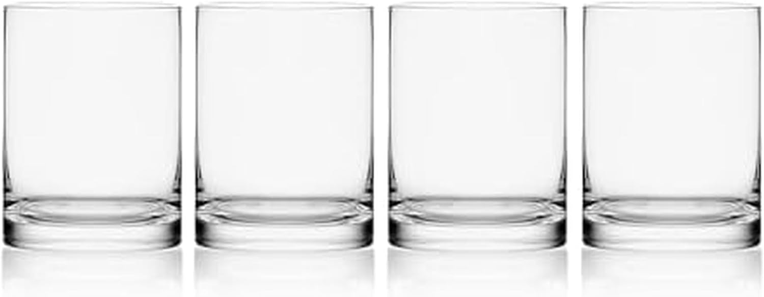 Mikasa Lana Whiskey Rocks Double Old Fashioned Glasses Set of 4 – 17 O