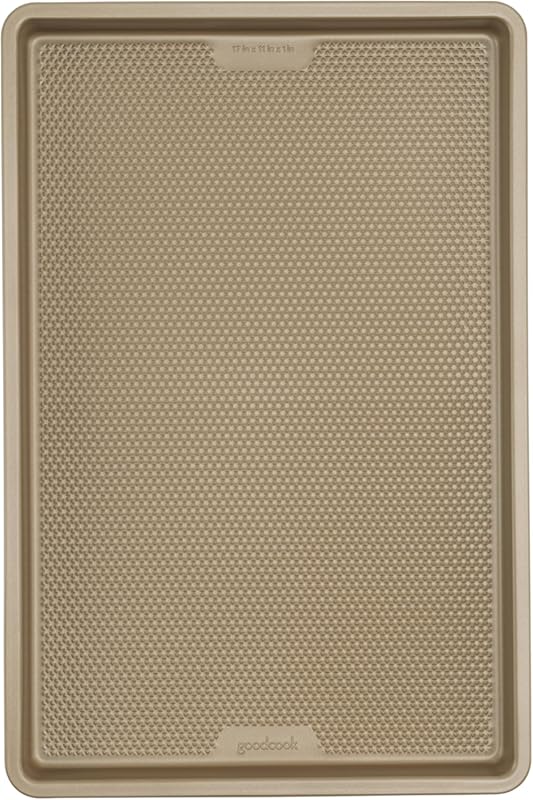GoodCook BestBake Nonstick Textured Carbon Steel Cookie Sheet, 11x17 L