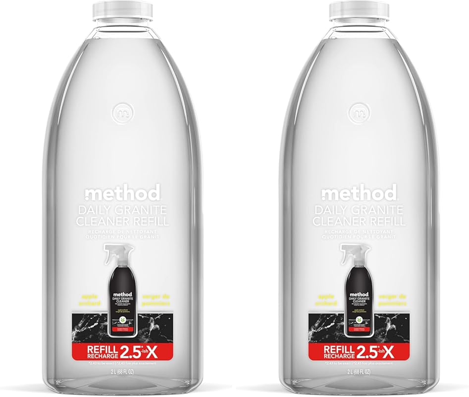 Method Daily Granite Cleaner Refill, Plant-Based, Apple Orchard Scent,