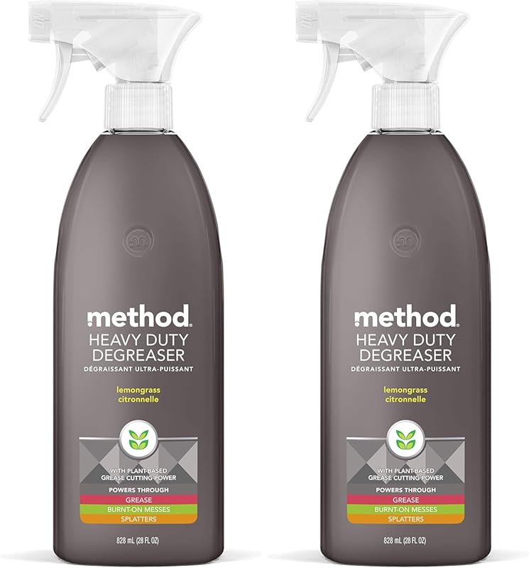 Method Heavy Duty Degreaser & Oven Stove Top Cleaner, Lemongrass, 28 o