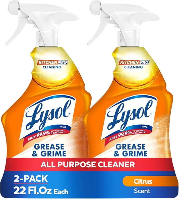 Lysol Pro Kitchen Spray Cleaner & Degreaser, Antibacterial All-Purpose