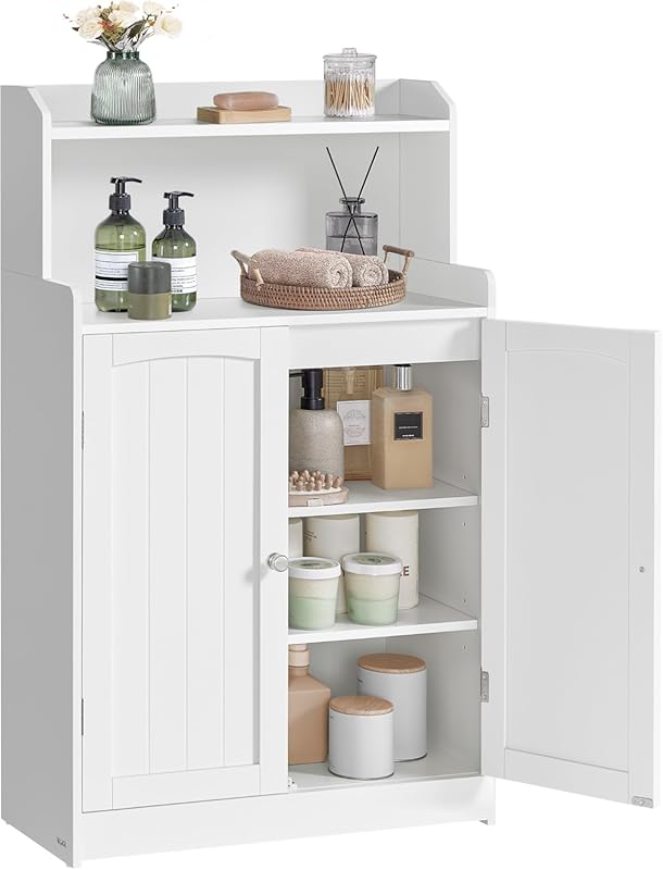 VASAGLE 39.4-Inch Tall Freestanding Storage Cabinet UBBC770W01, 2 Door
