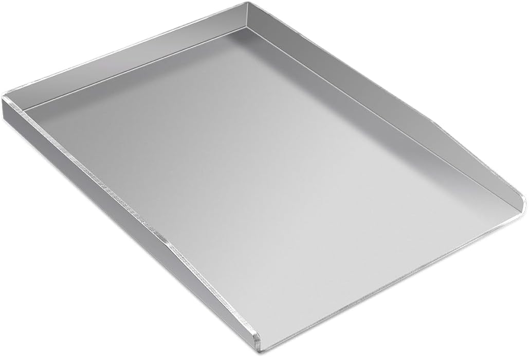 Heavy-Duty Stainless Steel Griddle Pan, 15.75x11.8