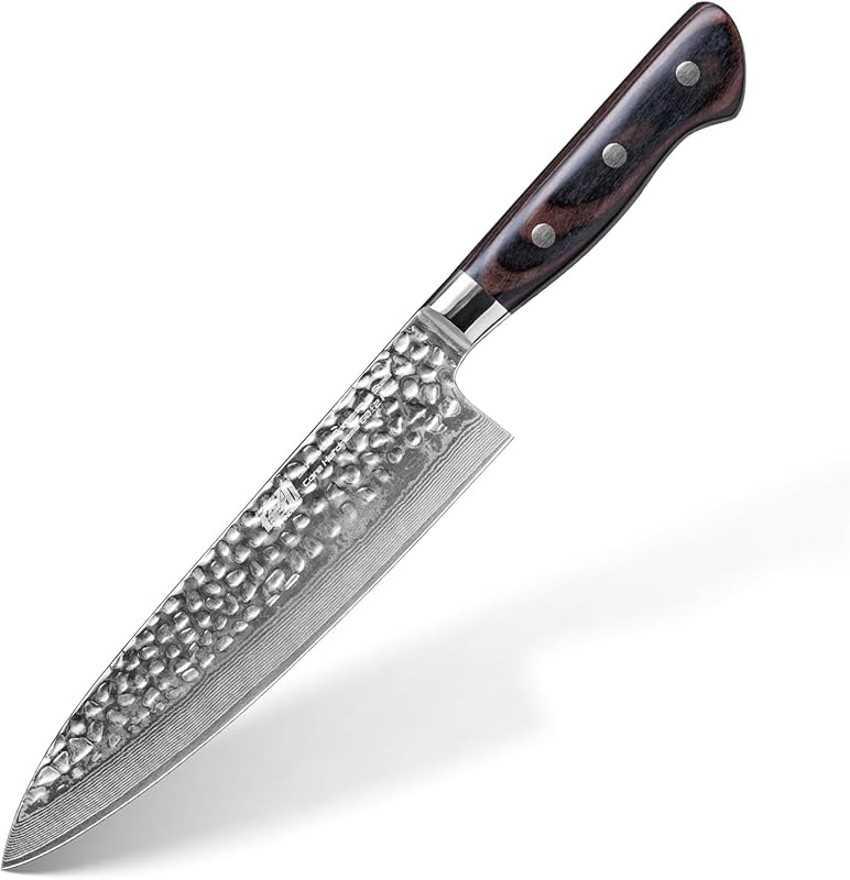 FINDKING Raven Series 8-Inch Gyuto Chef Knife: Razor-Sharp Damascus St