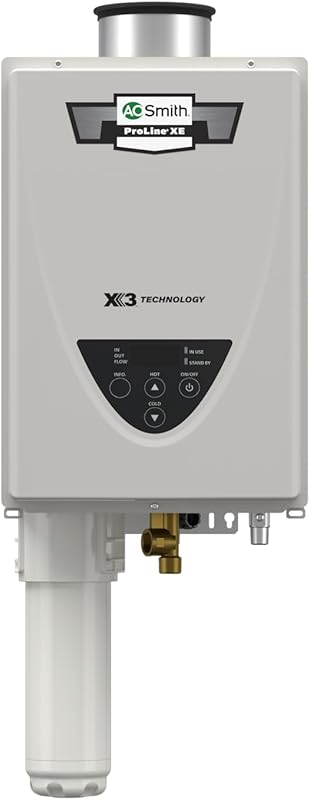 A. O. Smith ATI-310CX3 Natural Gas Tankless Water Heater, Indoor 8 GPM