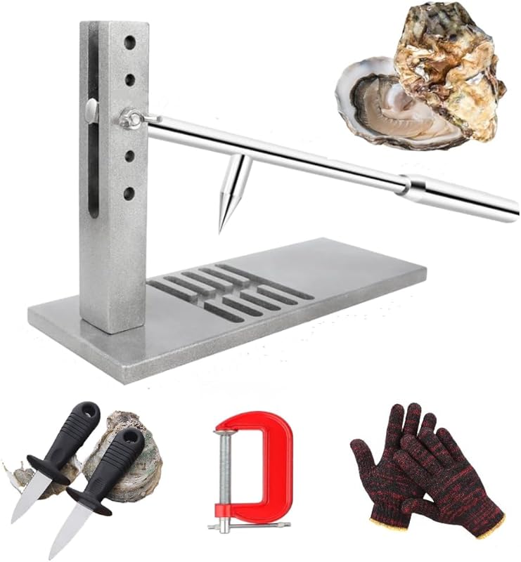 Adjustable Height Oyster Clam Opener Machine Shucker Tool Set for Hote