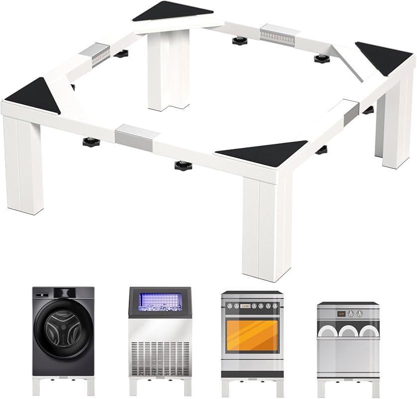 I'Ezonk Heavy Duty All-Steel Laundry Pedestal, 16-inch, Adjustable Uni