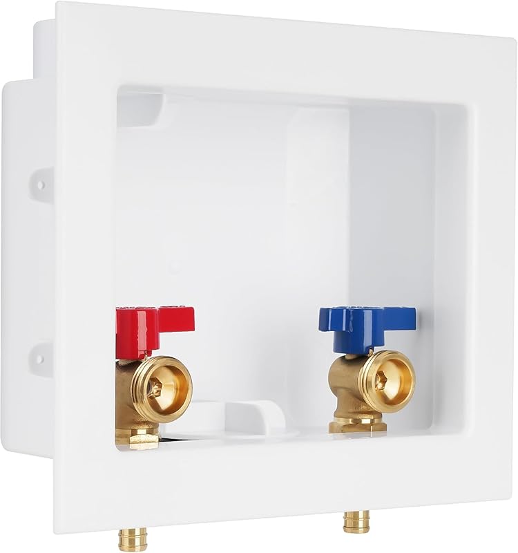 Universal Washing Machine Outlet Box, 1/2