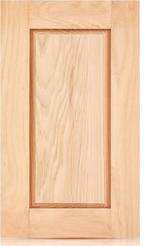Unfinished 13.25"x22.5" Oak Shaker Cabinet Door Replacement for Kitche