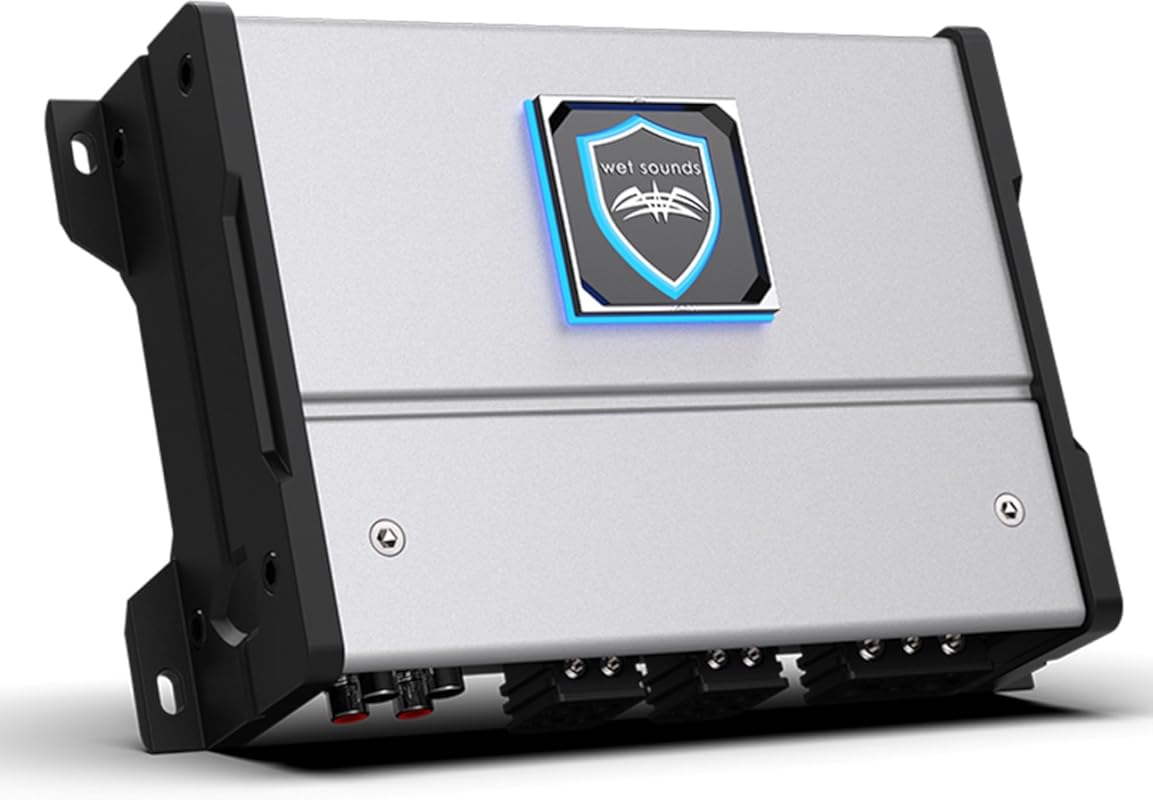 Wet Sounds HTM-4 Full-Range Class-D 4-Channel Amplifier for Premium Au