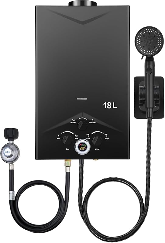 Portable Tankless Propane Water Heater 4.74GPM: Outdoor Instant Hot Wa