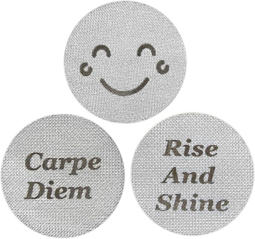 PuckBuddy 53.5mm Espresso Puck Screen (3 Pack), 316 Stainless Steel Re