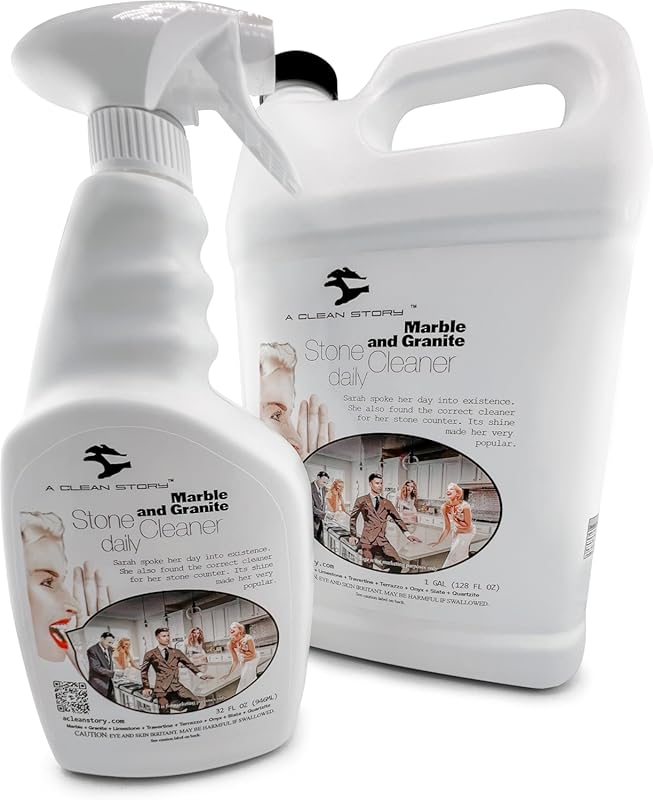 Marble & Granite Daily Stone Cleaner, pH7 Neutral, Ready-to-Use Spray 
