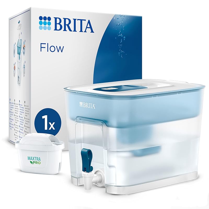 BRITA Flow Cask XXL 8.2L Water Filter Dispenser, Includes MAXTRA PRO C