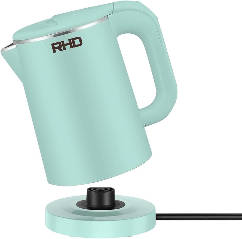 0.8L Small Electric Kettle, Stainless Steel Mini Travel Teapot, 1000W 