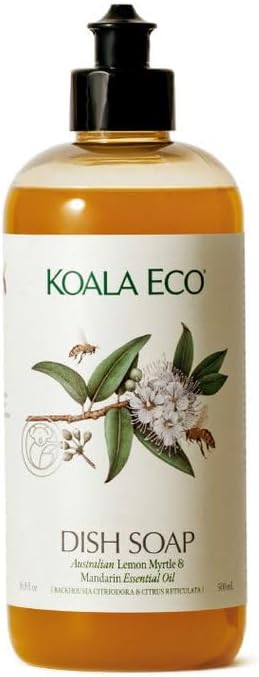 Koala Eco Dish Soap with Australian Lemon Myrtle & Mandarin Essential 