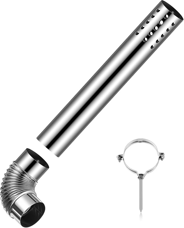 Blulu Stainless Steel Direct Vent Pipe Kit for Tankless Water Heaters,