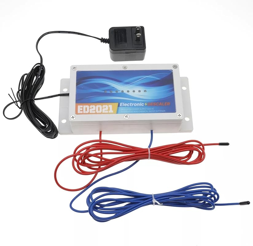 Electronic Whole House Water Descaler, Reduces Limescale, Hard Water Conditioner, No Salt Softener Alternative.