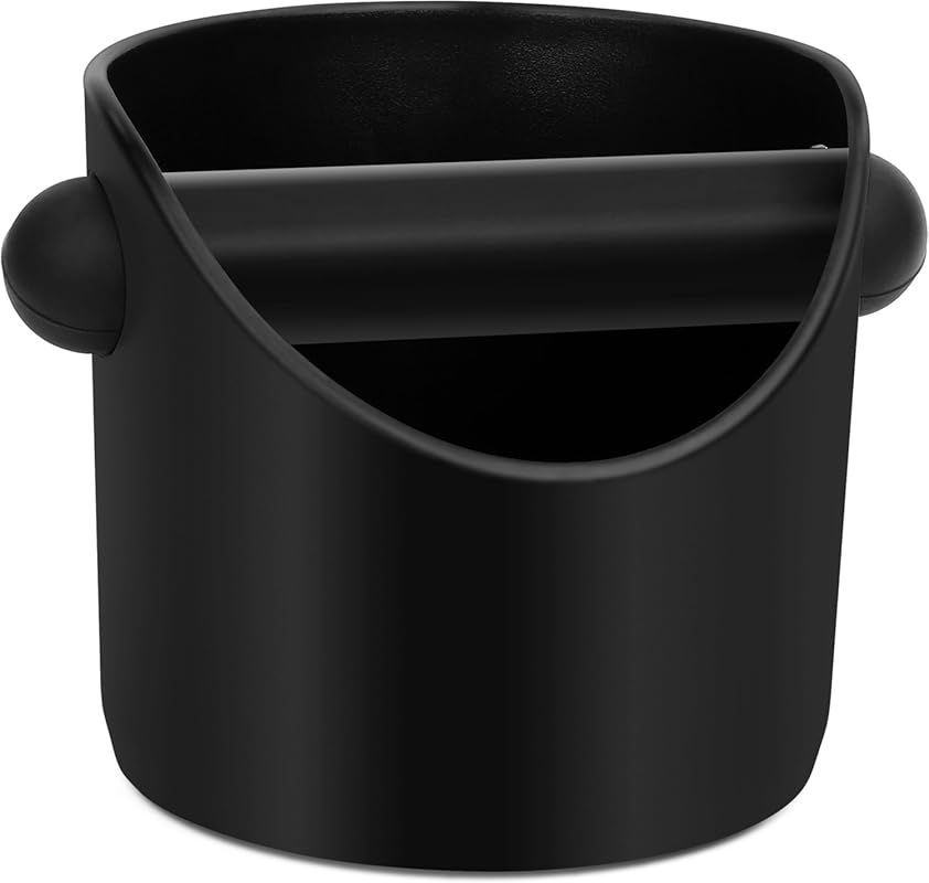 Apexstone 4.3 Inch Mini Espresso Knock Box: Small, with Removable Bar 