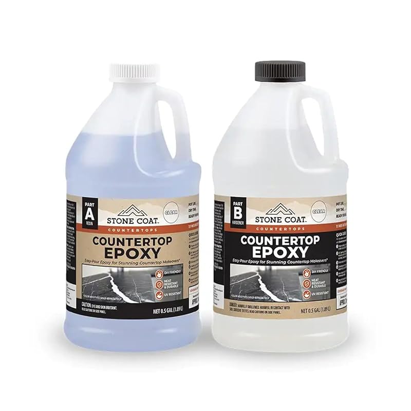 Stone Coat Countertops Clear Epoxy Resin Kit (1 Gal)