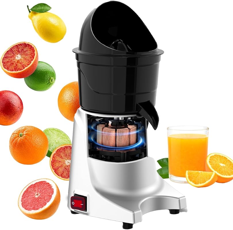 Commercial Electric Citrus Juicer Machine, High-Performance 120V with 