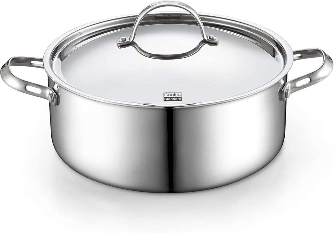 Cooks Standard Multi-Ply Clad 7-Qt Stainless Steel Stock Pot