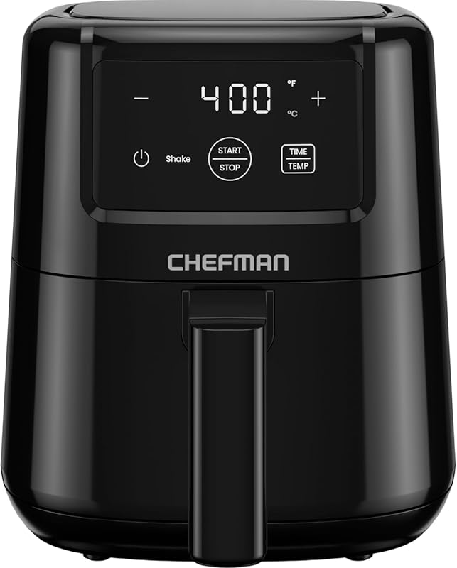 CHEFMAN 2 Qt Mini Digital Air Fryer, Compact Space-Saving, Nonstick, D