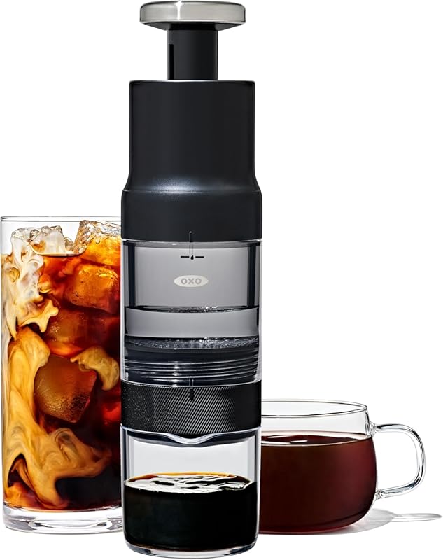 OXO Brew Rapid Brewer Portable Coffee Maker for Fast Manual Hot & Cold