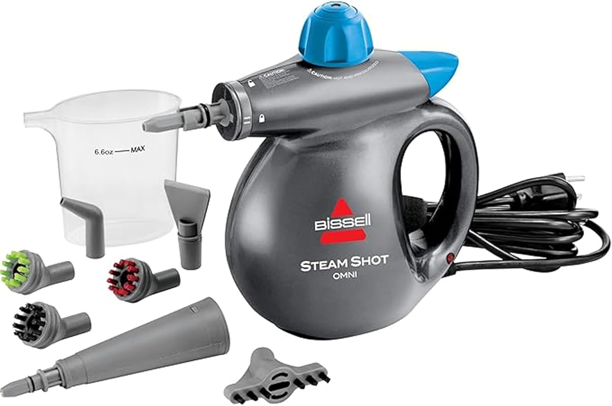 BISSELL Steam Shot Omni Pressurized Handheld Portable Steam Cleaner fo