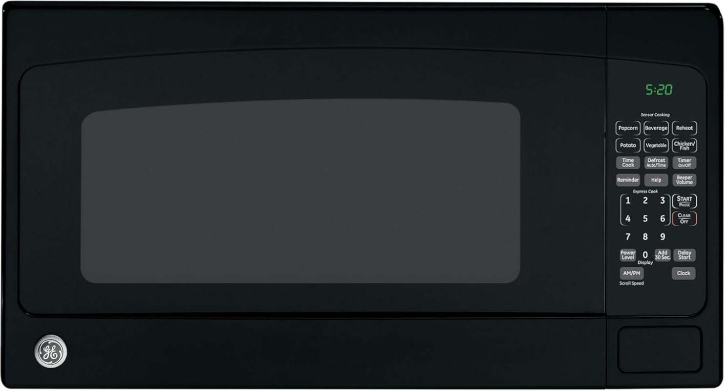 GE Countertop Microwave Oven – 2.0 Cu.Ft., 1200W, 8 Auto Settings, Chi