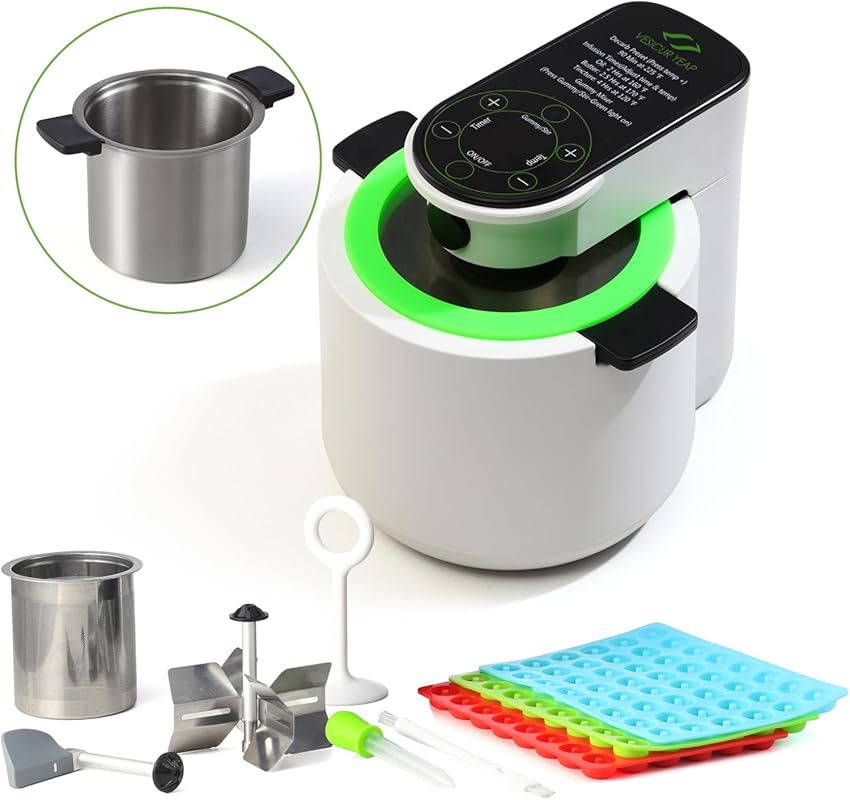 Herbnifique 3-in-1 Decarboxylator, Oil Infuser & Gummy Maker with Mixi