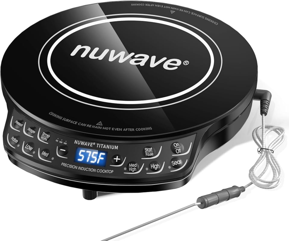 Nuwave Portable Induction Cooktop: Improved Hot Plate with Digital Pro