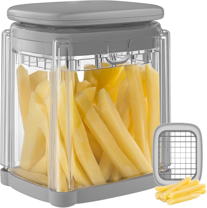 Versatile French Fry Cutter & Potato Slicer, Onion Chopper for Carrots