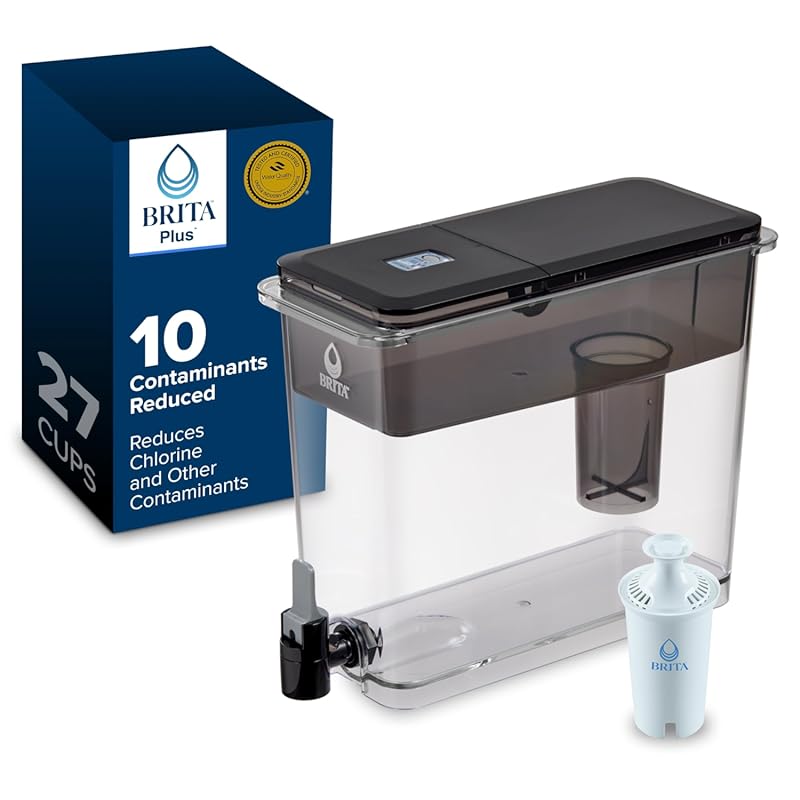 Brita UltraMax Large Water Dispenser with BritaPlus Filter, 27-Cup Cap