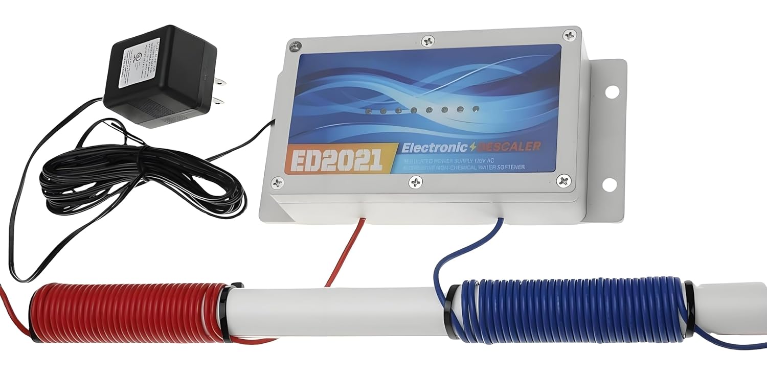 Electronic Whole House Water Descaler, Reduces Limescale, Hard Water C