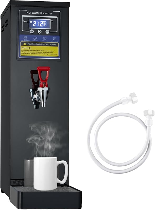 Commercial Electric Countertop Hot Water Dispenser, 30L/Hr Black Boile