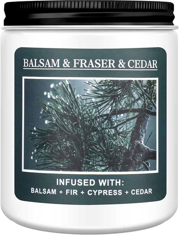 Homsolver Christmas Tree Fir Pine Candles, Balsam, Fraser & Cedar Scen