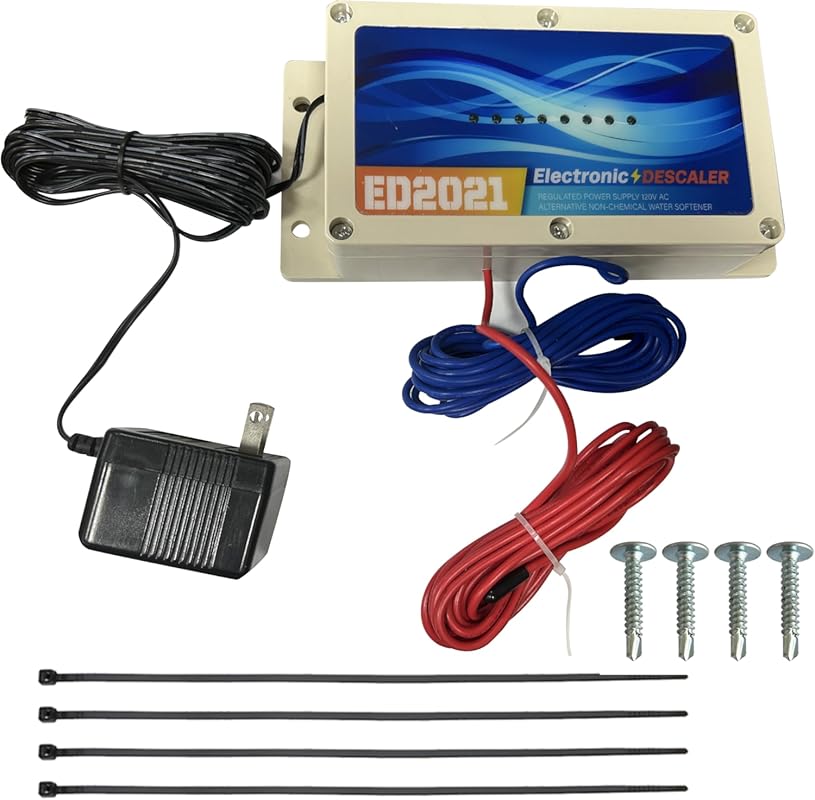 Electronic Whole House Water Descaler, Salt-Free Hard Water Conditione