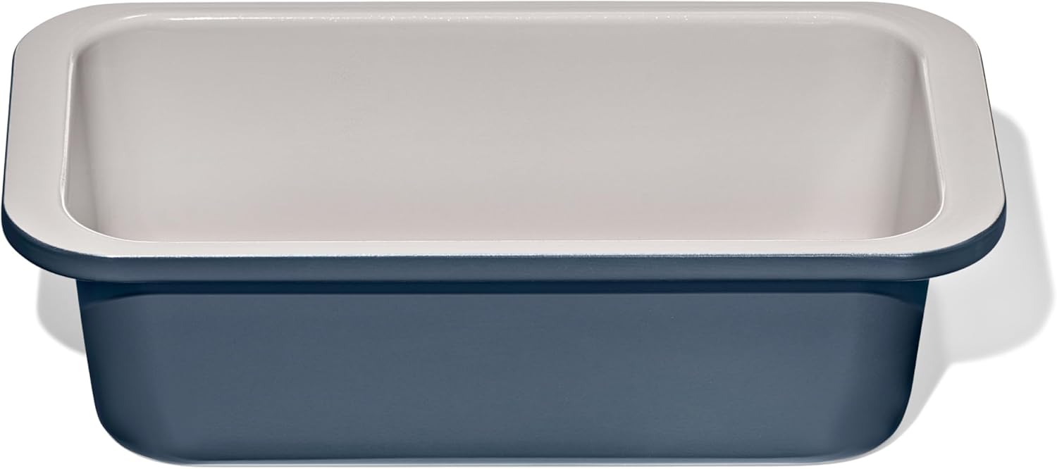 OXO Good Grips Non-Stick Pro 1Lb Ceramic Coated Metal Loaf Pan, Durabl