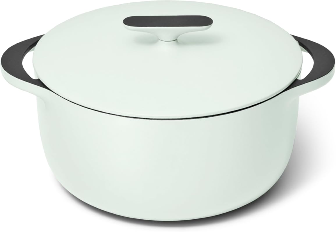 Caraway 6.5 qt Enameled Cast Iron Dutch Oven, No Seasoning Required, A
