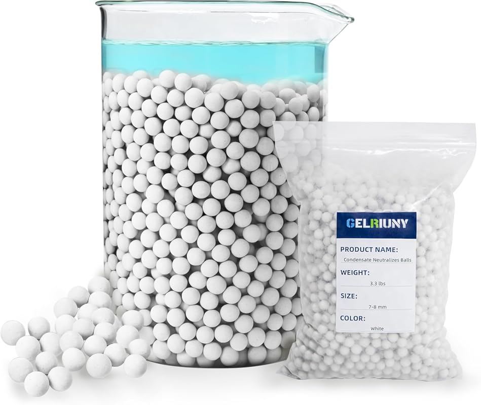 3.3 lbs Condensate Neutralizer Pellets (1-Pack), 7-8mm for Acidic Wate