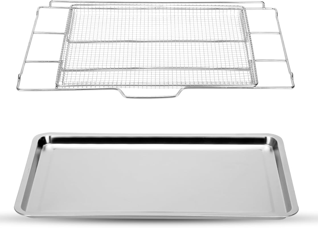 New Upgrade Air Fry Tray with Drip Pan for 30