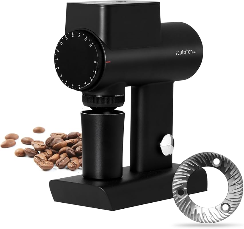 TIMEMORE Sculptor 064S Electric Flat Burr Grinder: Stepless Adjustment