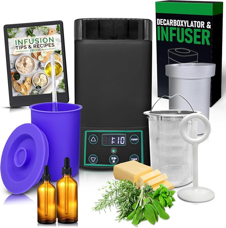 EdiOven Decarboxylator & Butter Maker: Oil Infuser, Gummy Maker, Easy 