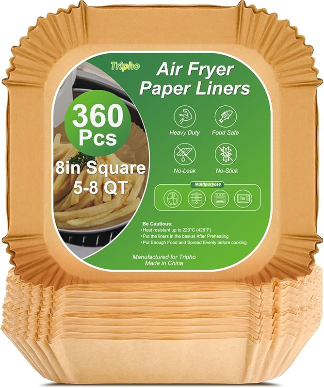 360 Pcs Disposable Air Fryer Liners, 8
