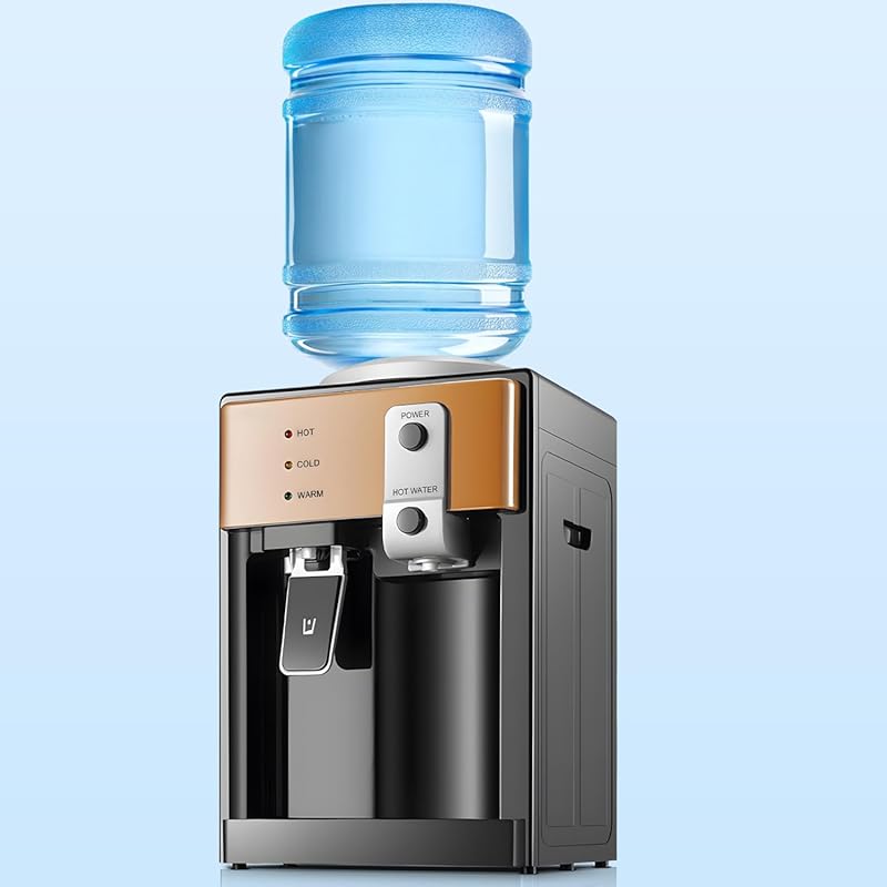 Housiwill Countertop Water Dispenser: Top Loading, Hot/Cold/Room Temp,