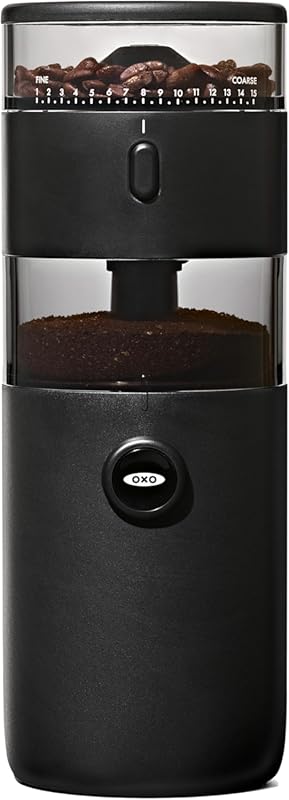 OXO Brew Compact Conical Burr Coffee Grinder: Durable, Precise, Easy-t