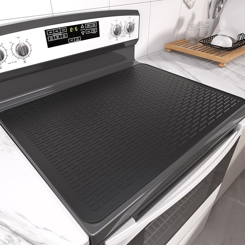 XXL Silicone Stove Top Cover for Electric Stoves, Glass Cooktops, RVs 